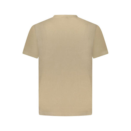 Napapijri Marrone Cotton Mens T-Shirt Napapijri
