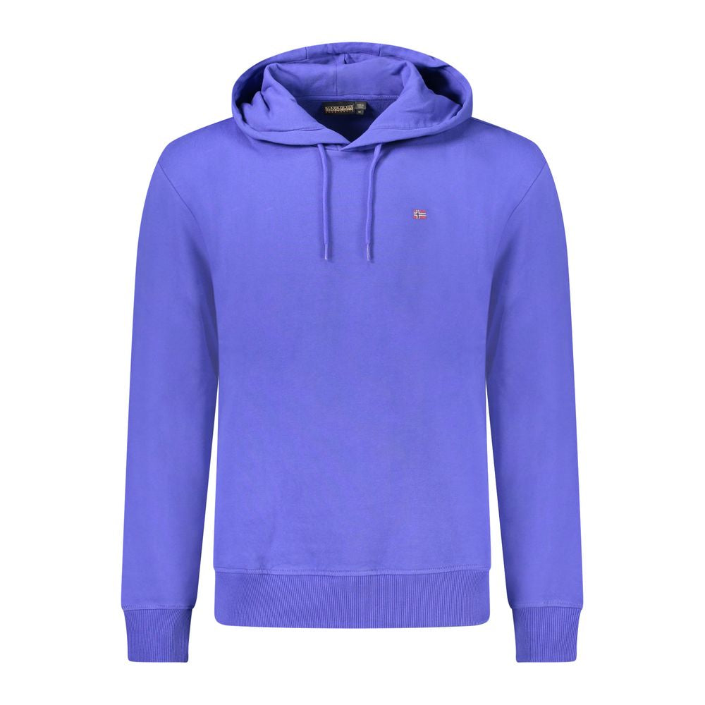 Napapijri Blue Cotton Mens Sweatshirt Napapijri
