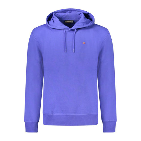 Napapijri Blue Cotton Mens Sweatshirt Napapijri