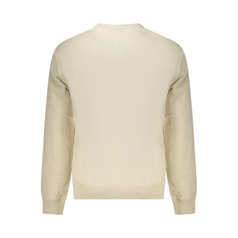 Napapijri Beige Cotton Men Sweatshirt Napapijri