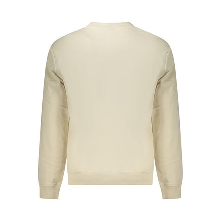Napapijri Beige Cotton Men Sweatshirt Napapijri