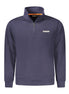 Napapijri Blue Cotton Men Sweatshirt Napapijri