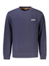 Napapijri Blue Cotton Men Sweatshirt Napapijri