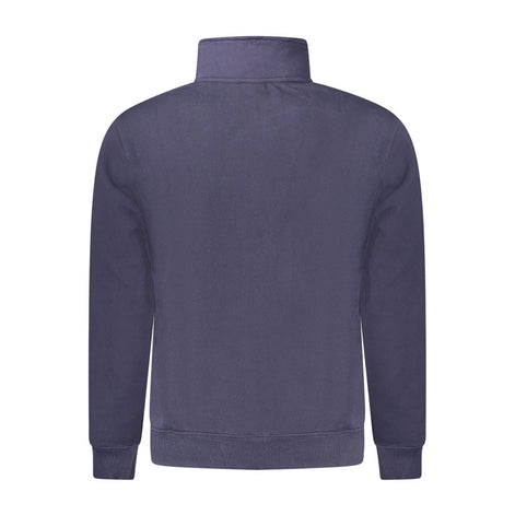 Napapijri Blue Cotton Men Sweatshirt Napapijri