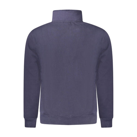 Napapijri Blue Cotton Men Sweatshirt Napapijri