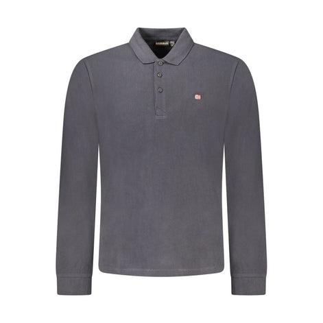 Napapijri Nero Cotton Men Polo Shirt Napapijri