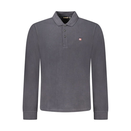 Napapijri Nero Cotton Men Polo Shirt Napapijri