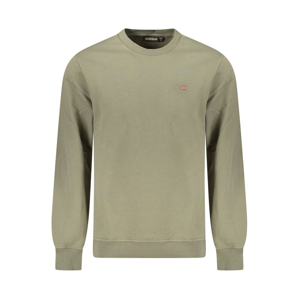 Napapijri Verde Cotton Men's Sweatshirt Napapijri