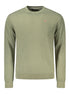 Napapijri Green Cotton Men Sweater Napapijri