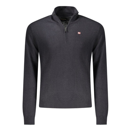 Napapijri Black Wool Mens Sweater Napapijri
