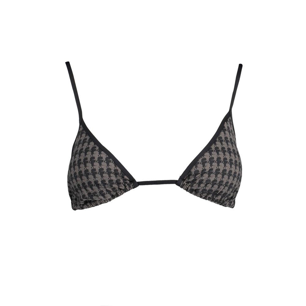 Karl Lagerfeld Black Elastane Swimwear Karl Lagerfeld