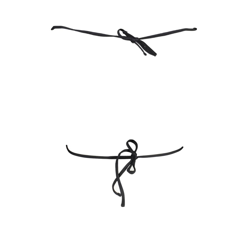 Karl Lagerfeld Black Elastane Swimwear Karl Lagerfeld