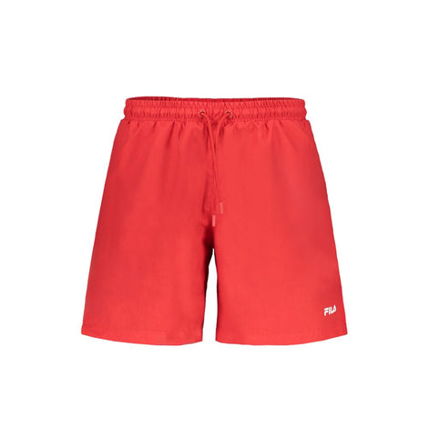 Fila Red Polyester Shorts Fila