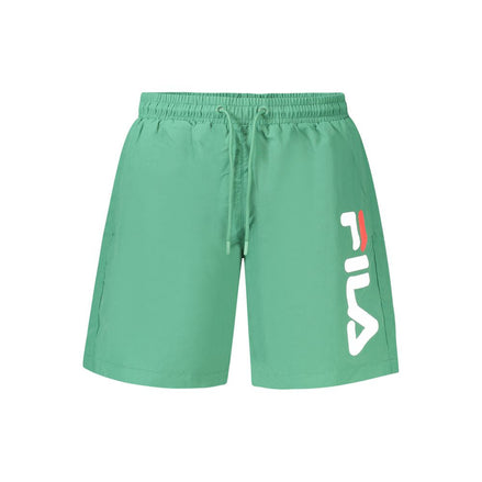 Fila Verde Poliammide Men Swim Boxer Fila