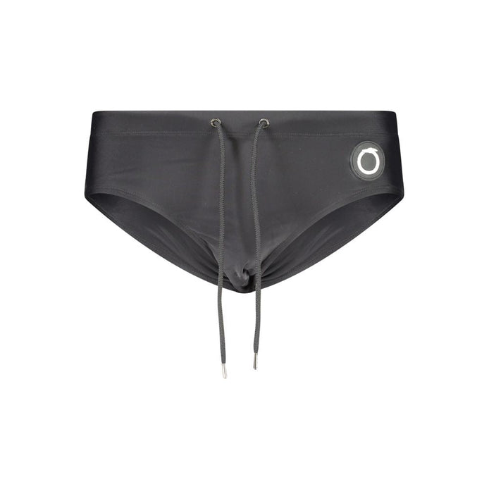 Trussardi Black Elastane Swimwear Trussardi