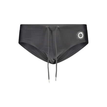 Trussardi Black Elastane Swimwear Trussardi