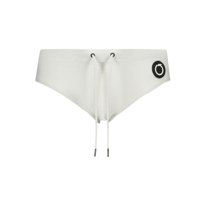 Trussardi White Elastane Swimwear Trussardi