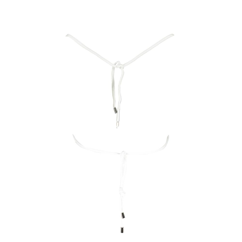 Karl Lagerfeld White Elastane Swimwear Karl Lagerfeld