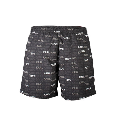 Karl Lagerfeld Black Polyester Swimwear Karl Lagerfeld