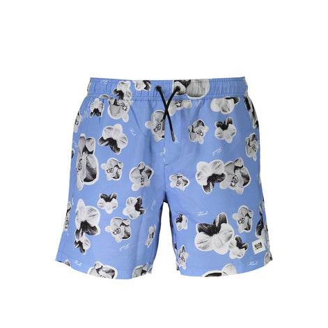Karl Lagerfeld Blue Polyester Swimwear Karl Lagerfeld