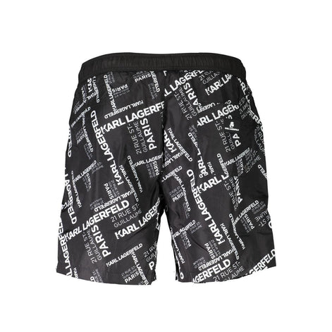Karl Lagerfeld Black Polyester Swimwear Karl Lagerfeld