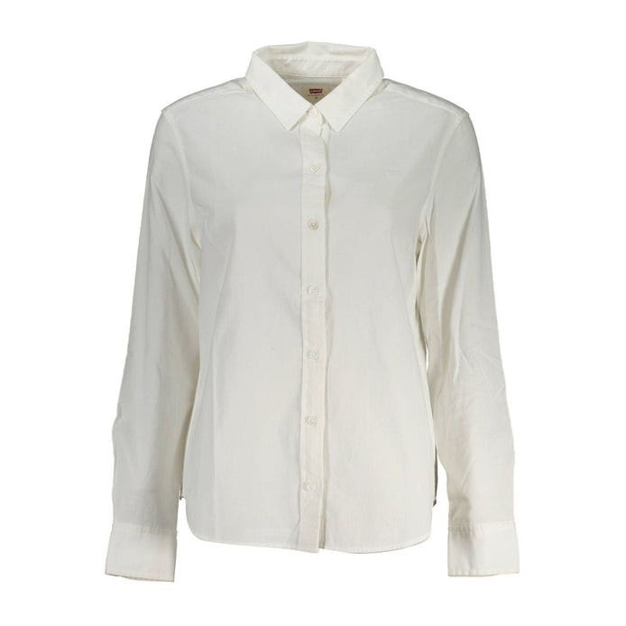 Levi's White Cotton Women Shirt Levi's