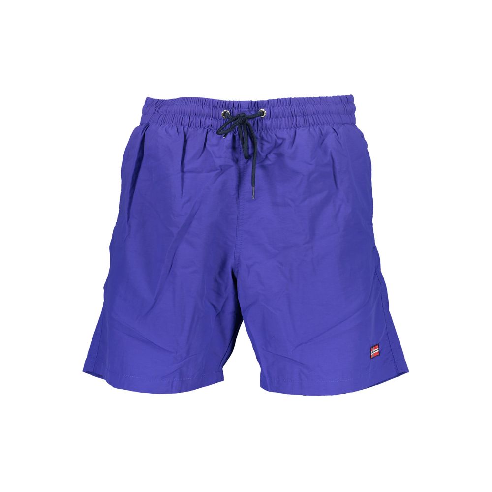 Norway 1963 Blu Poliammide Men's Swim Boxer Norway 1963