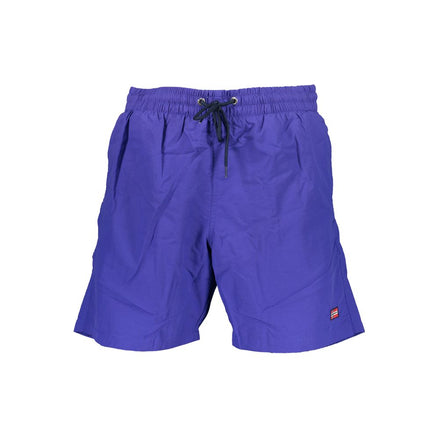 Norway 1963 Blu Poliammide Men's Swim Boxer Norway 1963