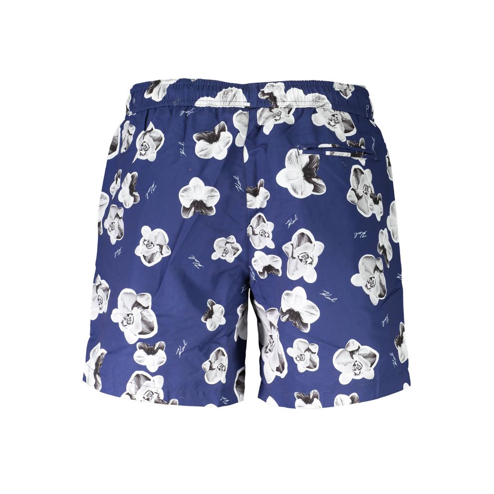 Karl Lagerfeld Blue Polyester Swimwear Karl Lagerfeld