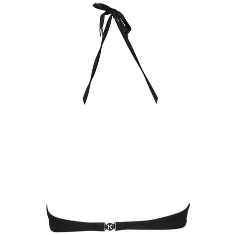 Karl Lagerfeld Black Elastane Swimwear Karl Lagerfeld