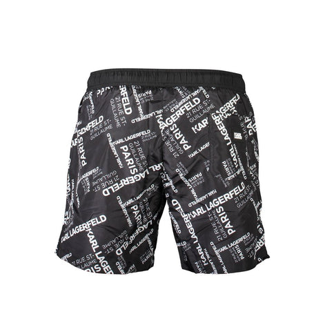 Karl Lagerfeld Black Polyester Swimwear Karl Lagerfeld