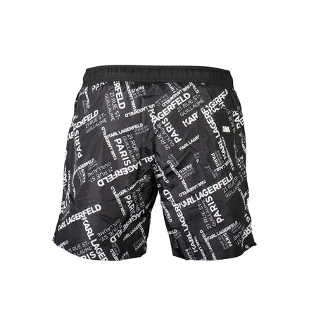 Karl Lagerfeld Black Polyester Swimwear Karl Lagerfeld
