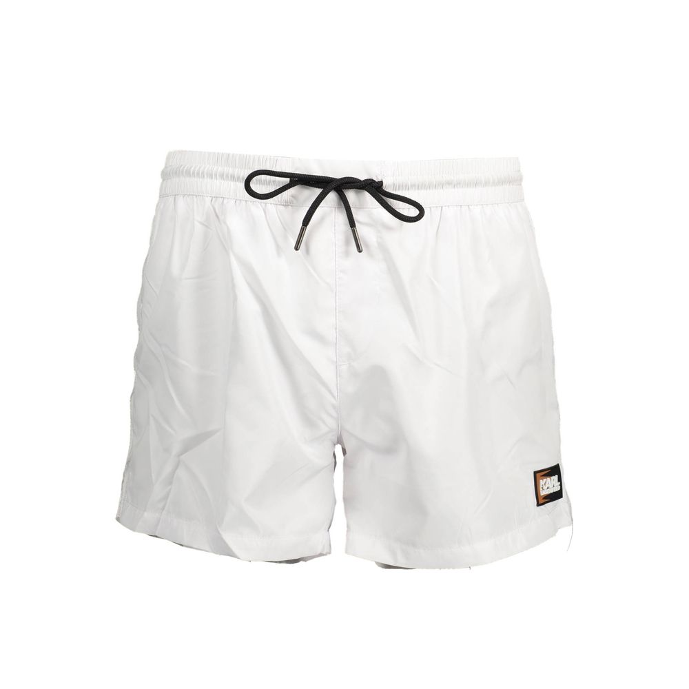 Karl Lagerfeld White Polyester Swimwear Karl Lagerfeld