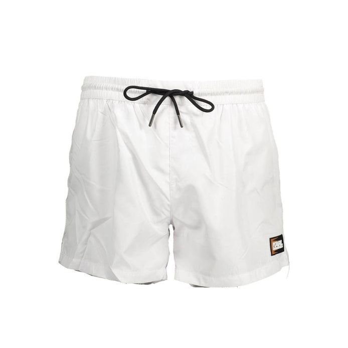 Karl Lagerfeld White Polyester Swimwear Karl Lagerfeld