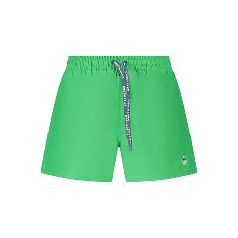 North Sails Green Cotton Swimwear North Sails