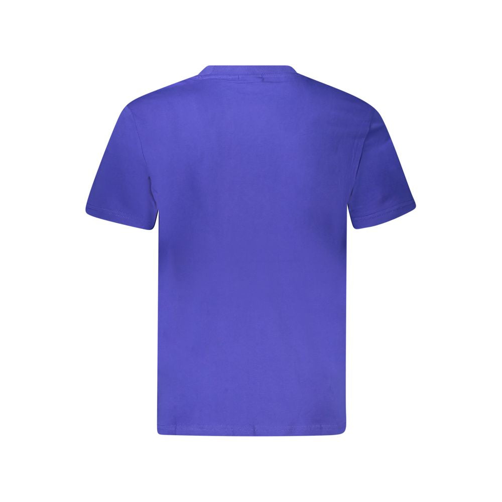 Napapijri Blue Cotton Men T-Shirt Napapijri
