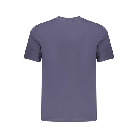 Napapijri Blue Cotton Men T-Shirt Napapijri