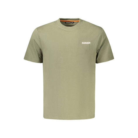 Napapijri Verde Cotton Men T-Shirt Napapijri