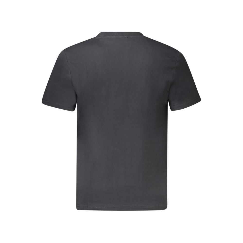 Napapijri Black Cotton Men T-Shirt Napapijri