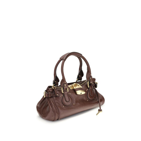 Chloé Bordeaux Buffalo Leather Shoulder Bag Chloé