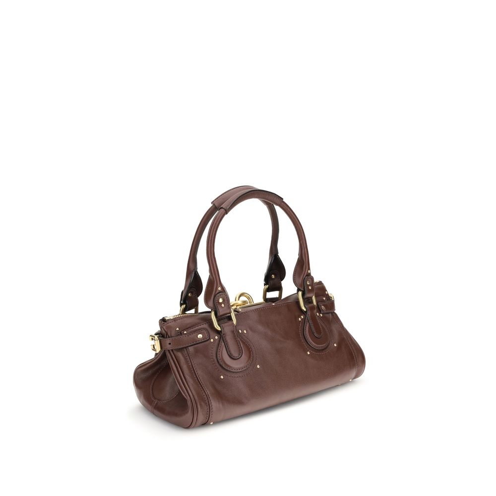 Chloé Bordeaux Buffalo Leather Shoulder Bag Chloé
