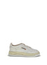 Autry White Leather Athletic Sneakers Autry