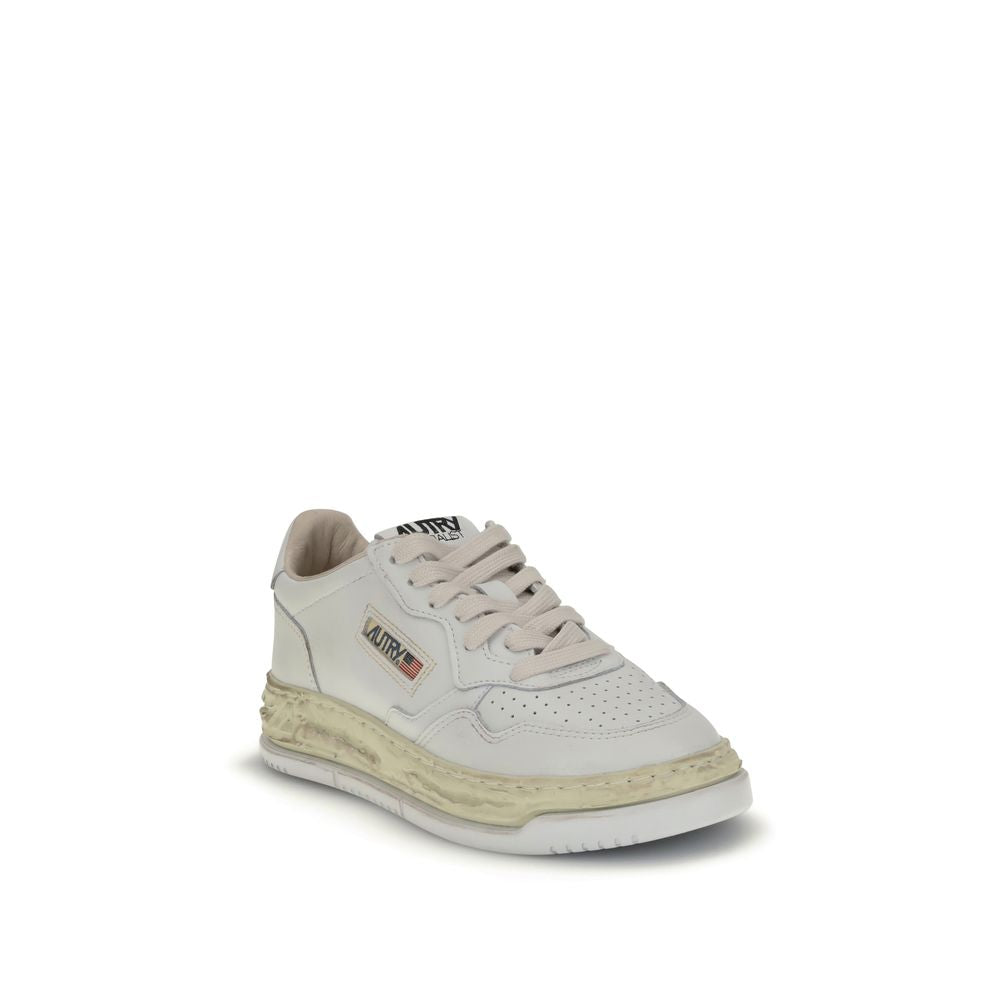 Autry White Leather Athletic Sneakers Autry