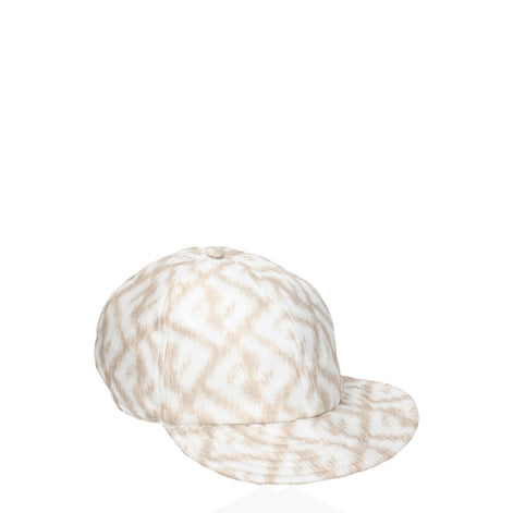 Fendi Beige Silk Cap (Baseball Hat) Fendi