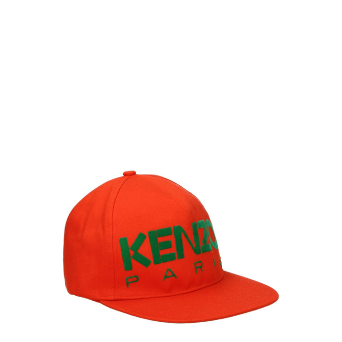 Kenzo Orange Cotton Cap (Baseball Hat) Kenzo