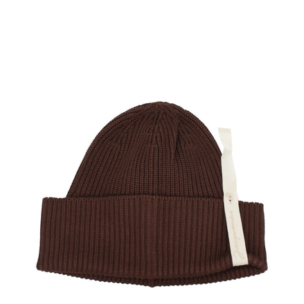 Jacquemus Brown Cotton Beanie Jacquemus