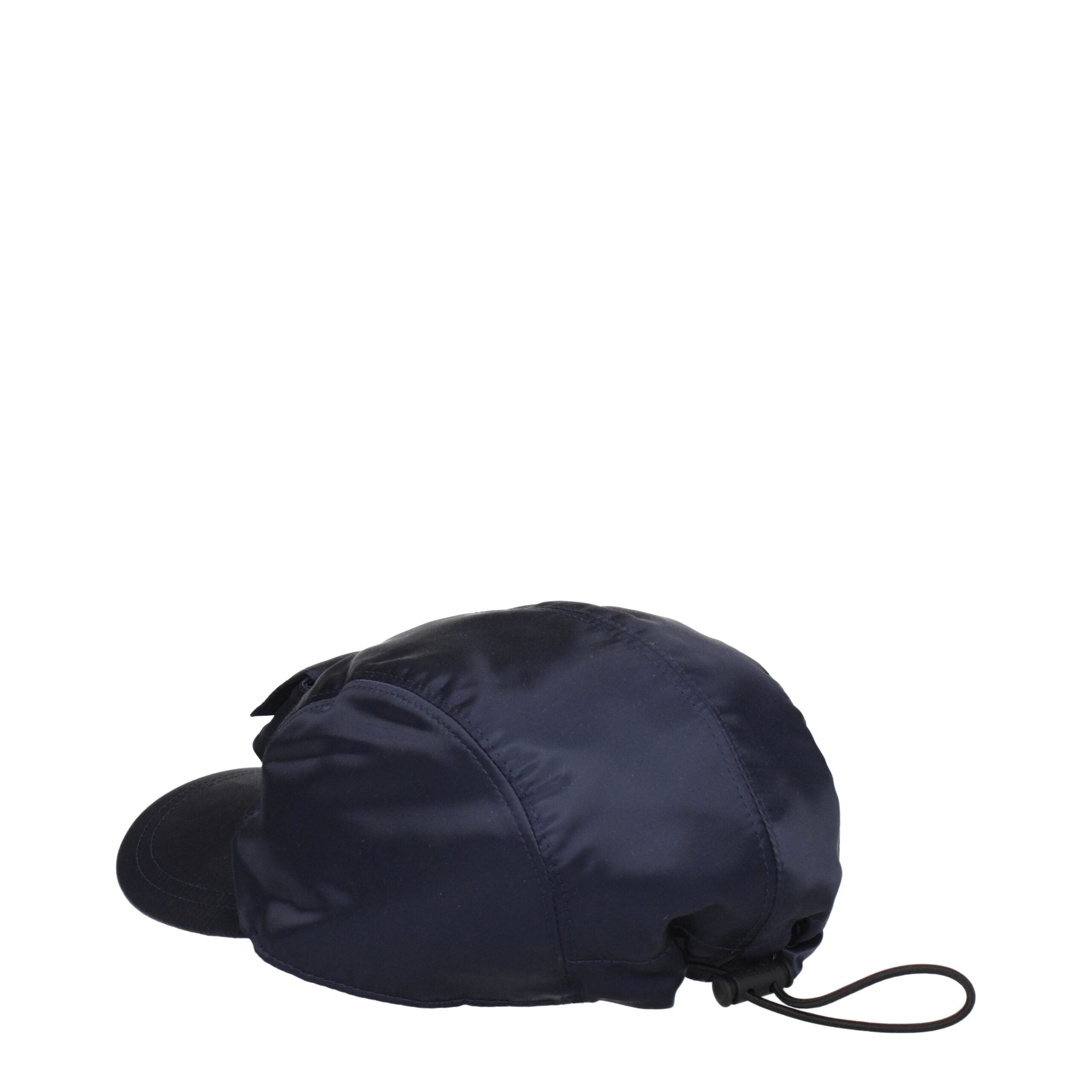 Fendi Blue Polyamide Cap (Baseball Hat) Fendi