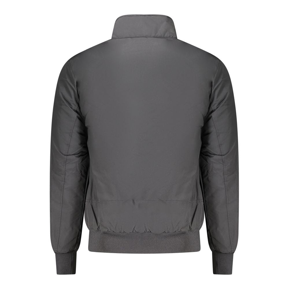 North Sails Black Polyester Men's Bomber Jacket North Sails