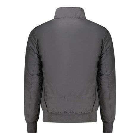 North Sails Black Polyester Men's Bomber Jacket North Sails