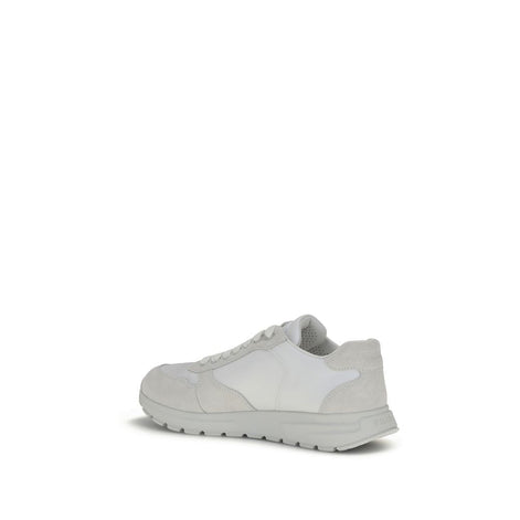 Prada White Recycled Polyamide Athletic Sneakers Prada